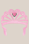 Pink Poppy Ballerina Jewel Heart Crown