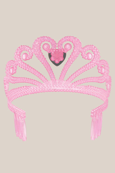 Pink Poppy Ballerina Jewel Heart Crown