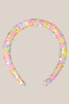 Pink Poppy Sequin Headband