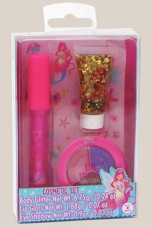 Pink Poppy Shimmering Mermaid Cosmetic Set