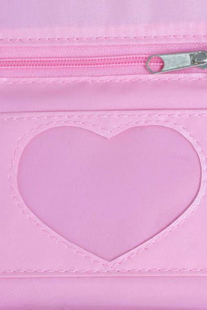 Pink Poppy Sequin Wallet