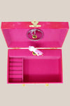 Pink Poppy Unicorn Butterfly Musical Jewellery Box