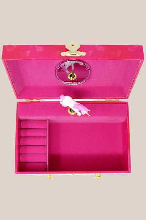 Pink Poppy Unicorn Butterfly Musical Jewellery Box