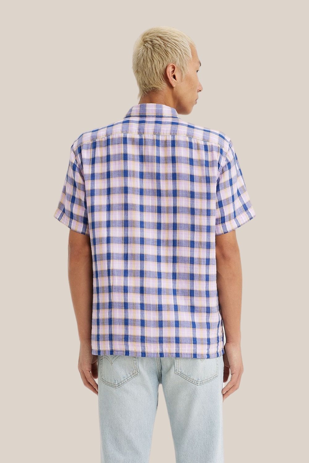 Levi Mens Sunset Camp Short Sleeve Shirt