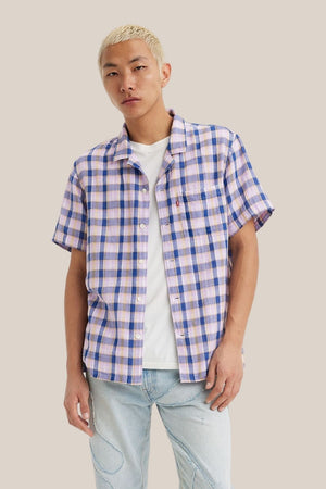 Levi Mens Sunset Camp Short Sleeve Shirt