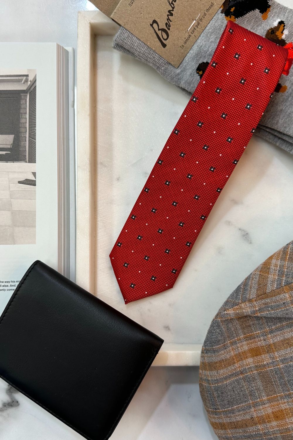 Varce Italia Flower Dotted Boys Tie