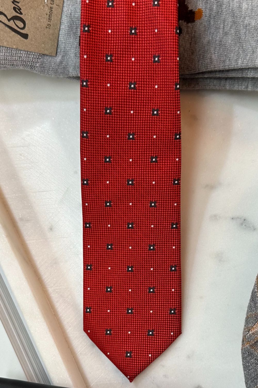 Varce Italia Flower Dotted Boys Tie