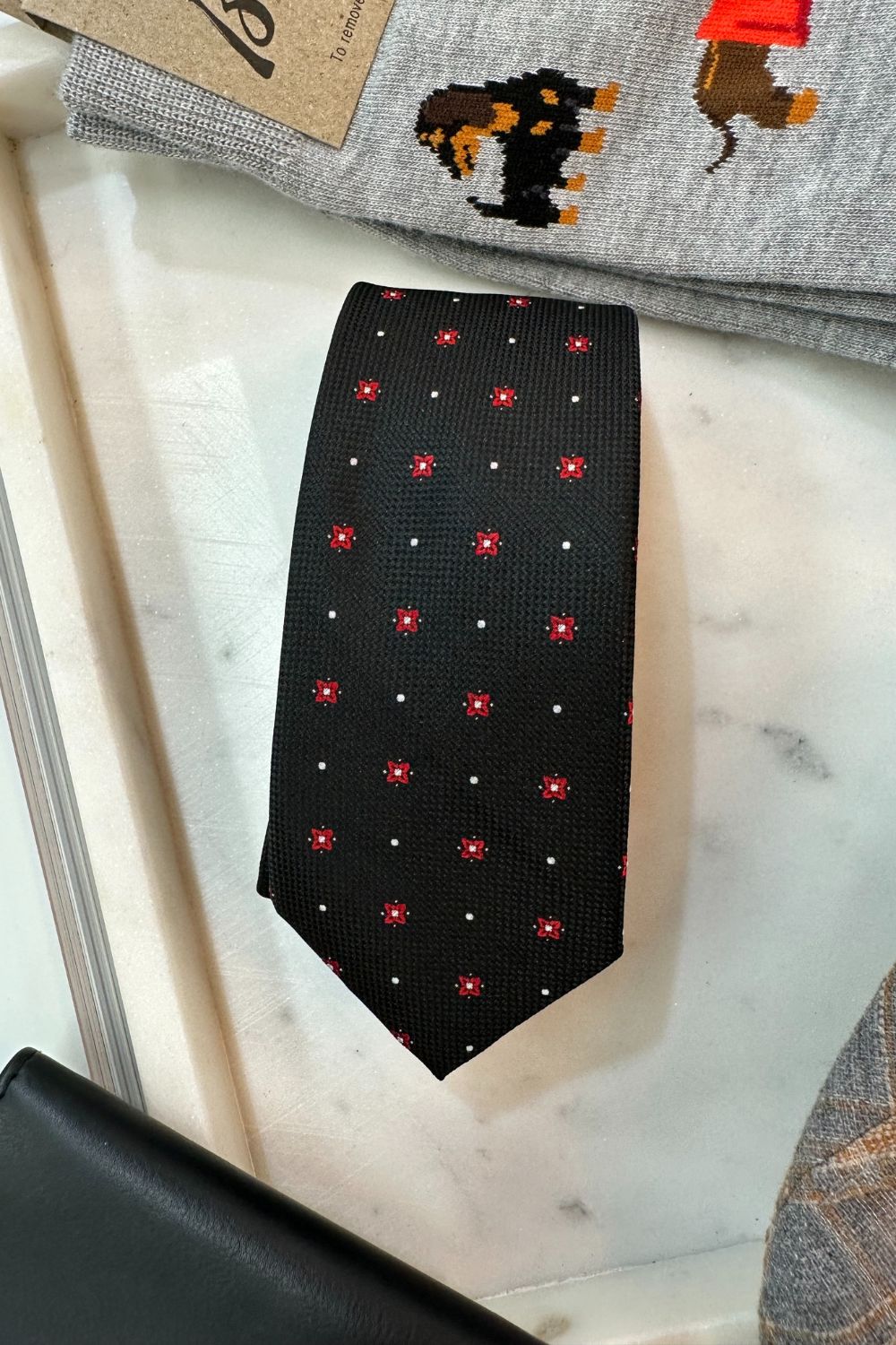 Varce Italia Flower Dotted Boys Tie