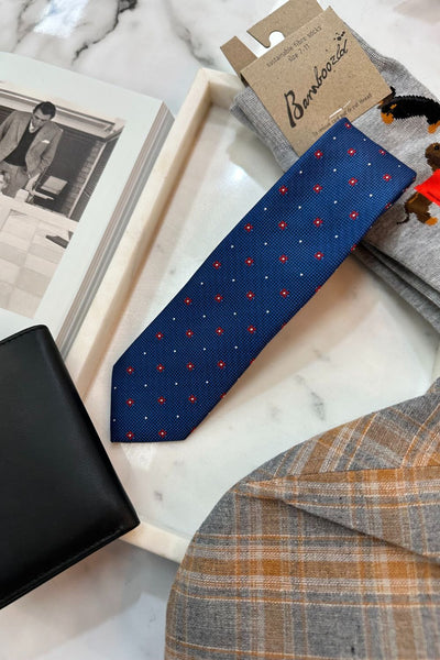 Varce Italia Flower Dotted Boys Tie