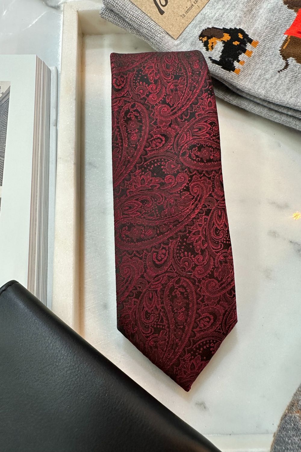 Varce Italia Paisley Boys Tie