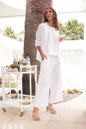 Marco Polo Sleeveless Linen Tank