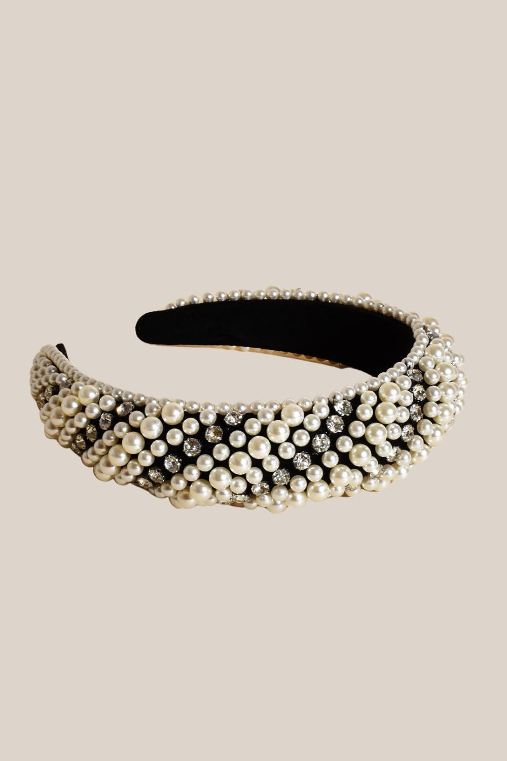 Adorne Pearl Diamante Event Headband