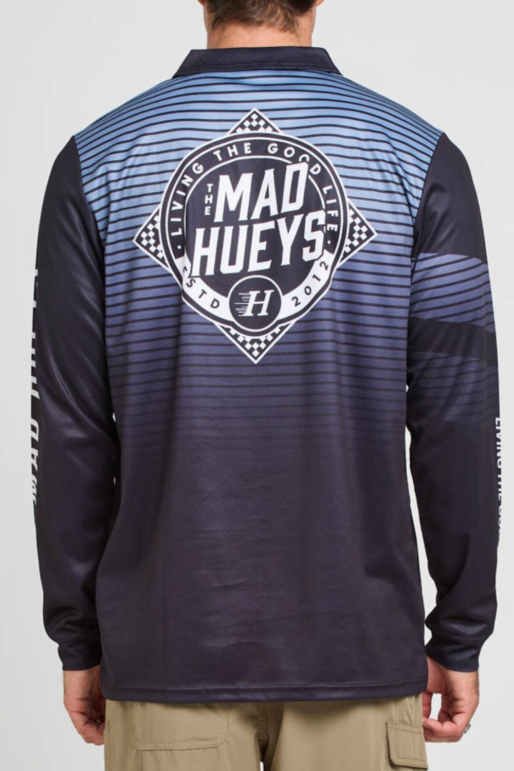 The Mad Hueys Checkered Hueys Fishing Jersey - Titley's Department Store