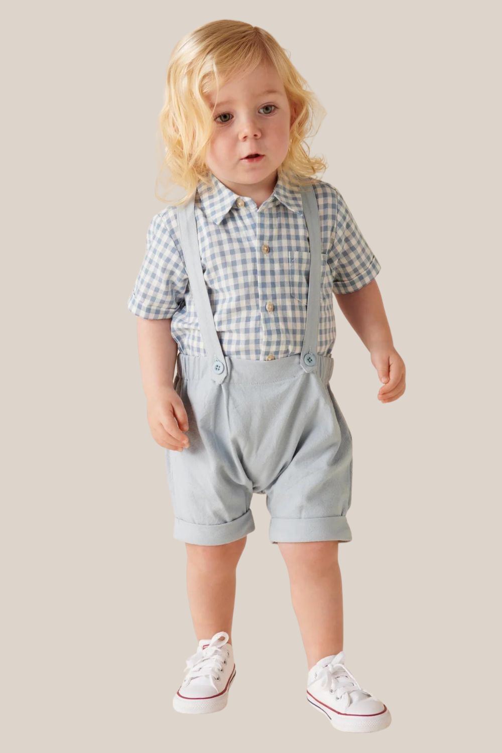 Designer Kidz Oliver Short Sleeve Romper
