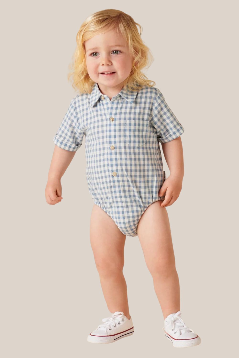 Designer Kidz Oliver Short Sleeve Romper