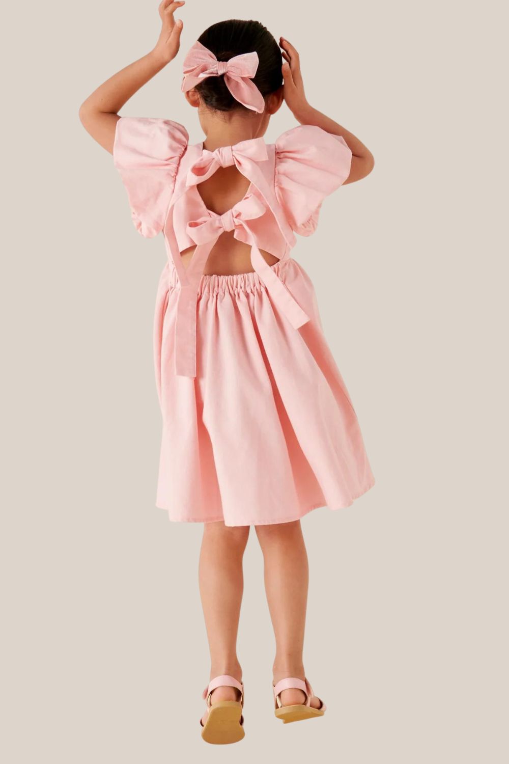 Designer Kidz Grace Tie Back Dress