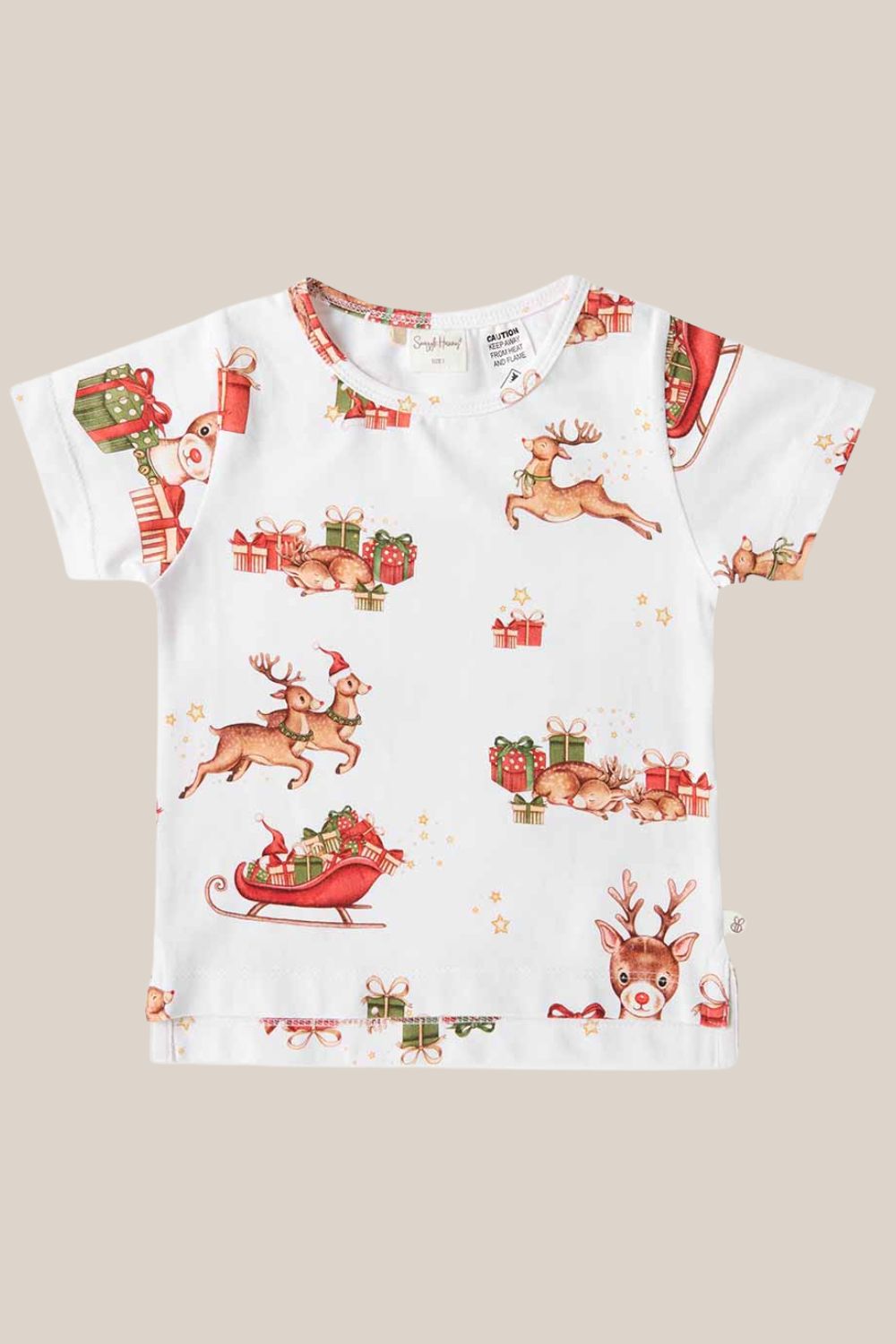 Snuggle Hunny Reindeer Organic T-Shirt