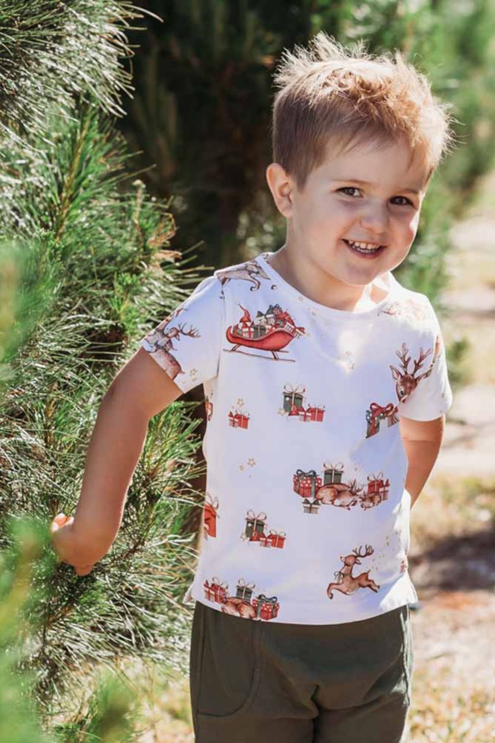 Snuggle Hunny Reindeer Organic T-Shirt