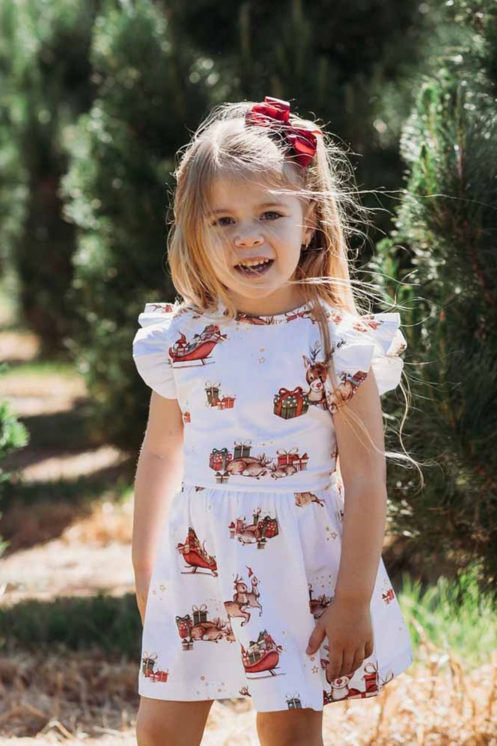 Snuggle Hunny Reindeer Organic Dress