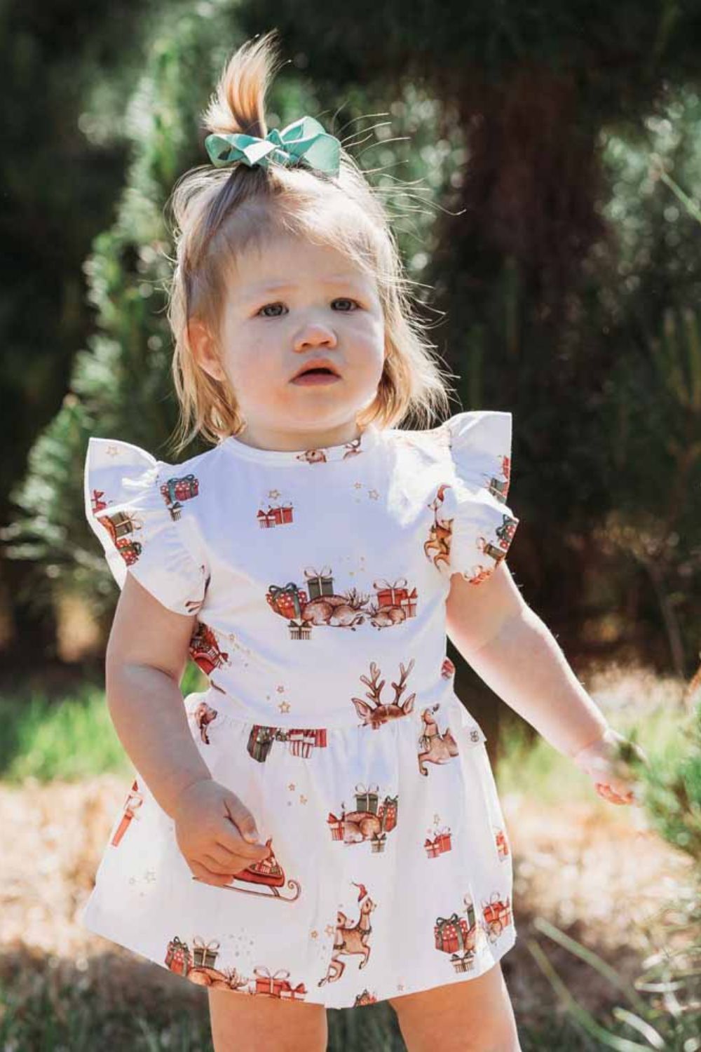 Snuggle Hunny Reindeer Organic Dress