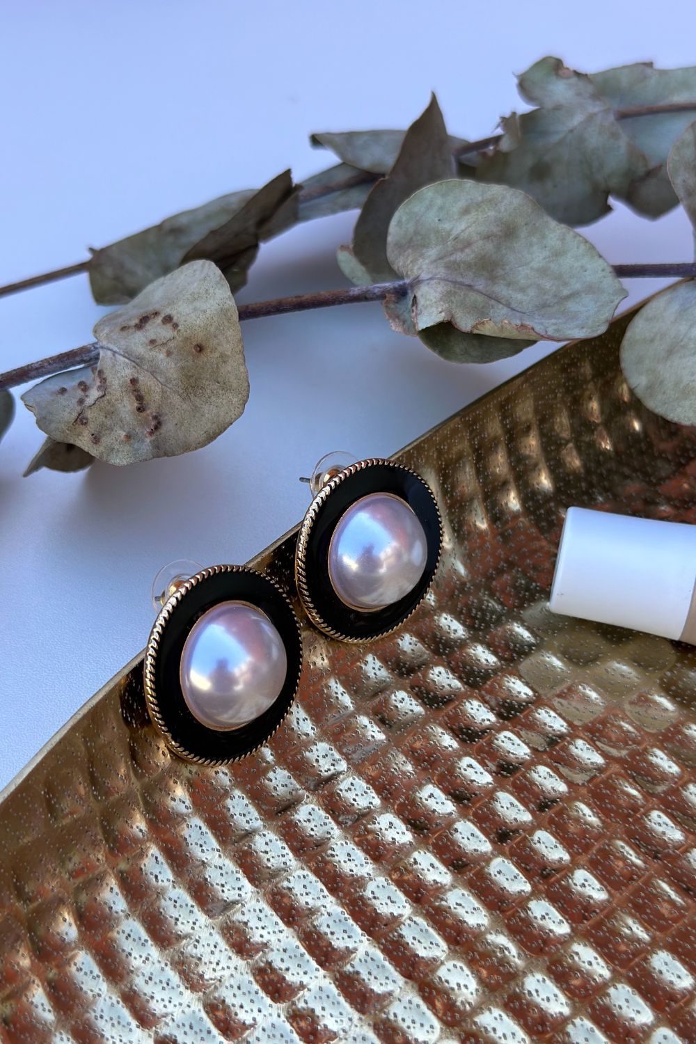 Boelle Pearl Statement Stud Earrings