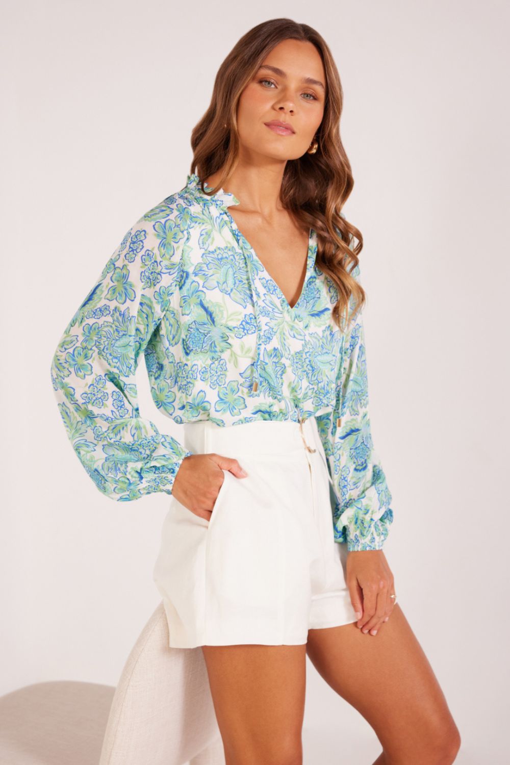 Mink Pink Eveda Belted Short