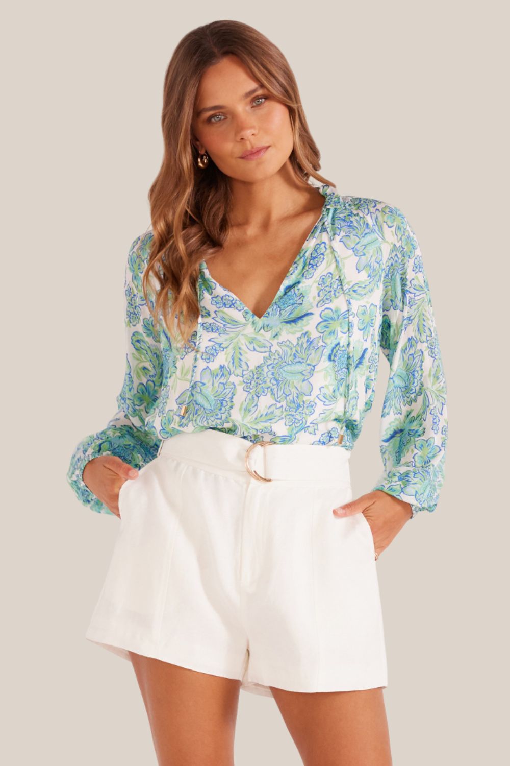 Mink Pink Eveda Belted Short