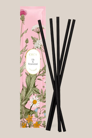 Circa Lily & Rosewood Replacement Scent Stems