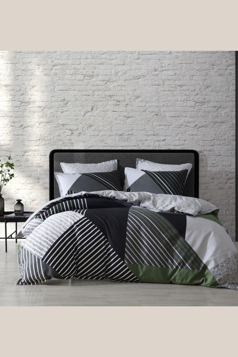 Logan & Mason Noah Quilt Cover Set - Queen