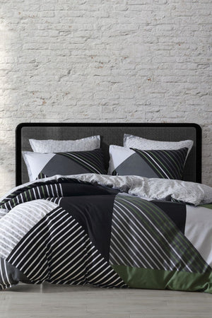 Logan & Mason Noah Quilt Cover Set - Queen