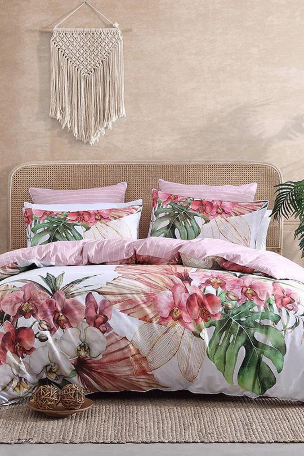 Logan & Mason Orchadia Quilt Cover Set - King