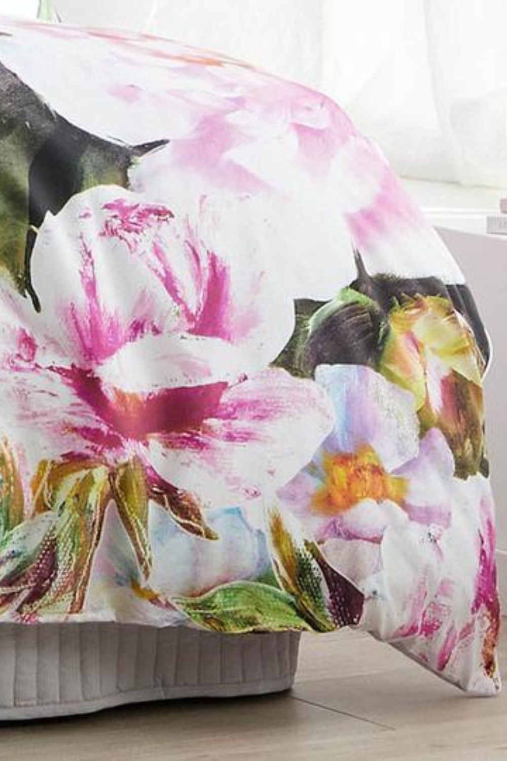 Logan & Mason Addie Pink Quilt Cover Set- Queen