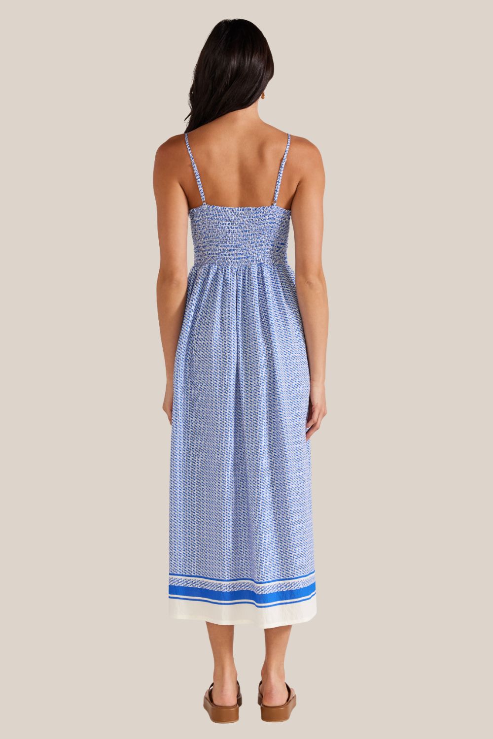 Staple The Label Azure Shirred Sundress