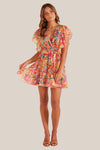 Mink Pink Valla Flutter Mini Dress