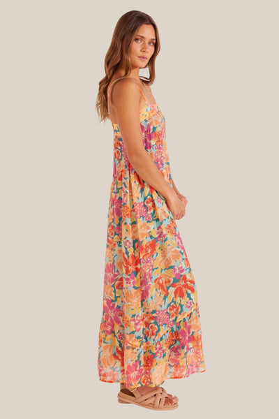 Mink Pink Valla Tier Midi Dress