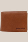 Pierre Cardin RFID Rustic Leather Bi-fold Wallet
