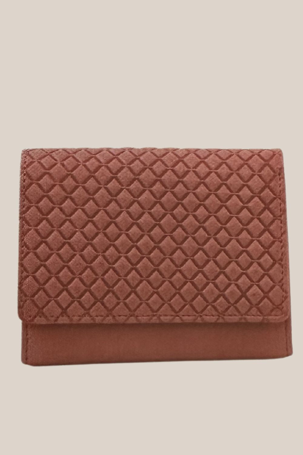 Pierre Cardin Diamond Pattern Embossed Ladies Tri-Fold Wallet
