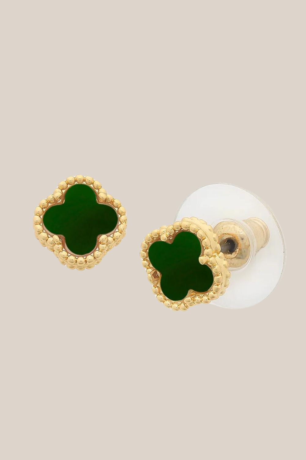 Liberte Reign Gold Jade Earring