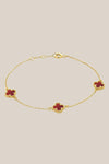 Liberte Reign Gold Scarlet Bracelet