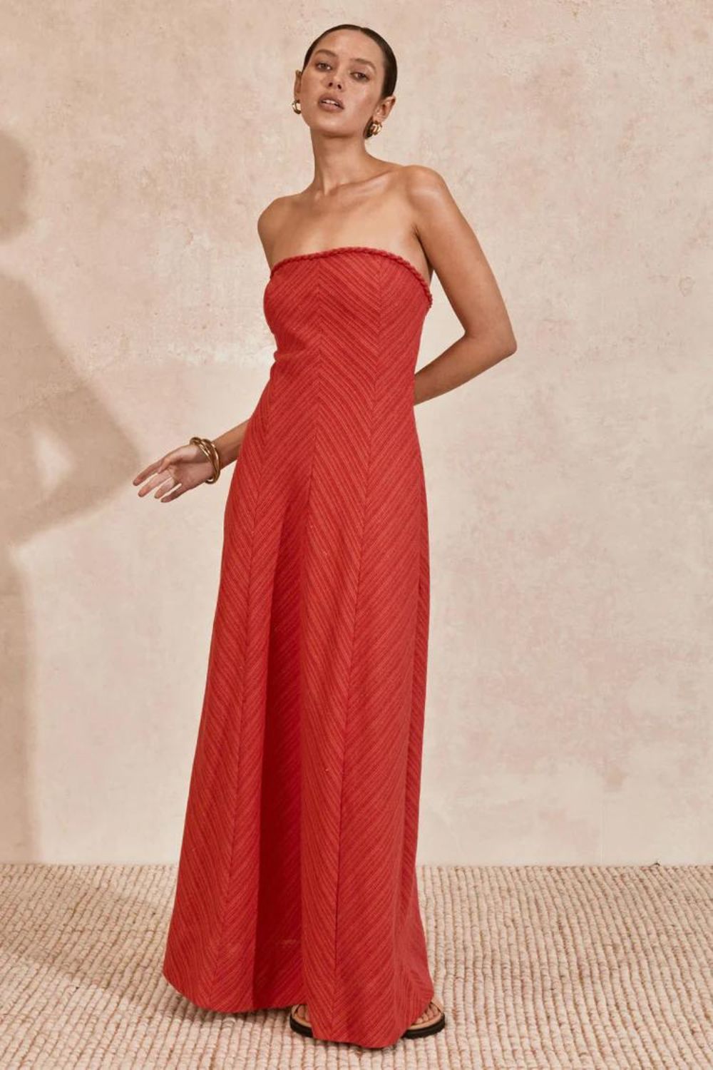 Mon Renn Celine Strapless Dress