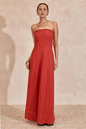 Mon Renn Celine Strapless Dress