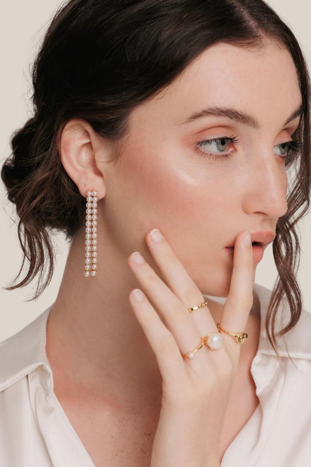 Liberte Garland Pearl Earring