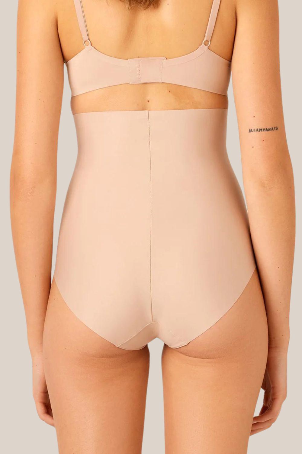 Ambra Laser Cut Hi Waisted Full Brief
