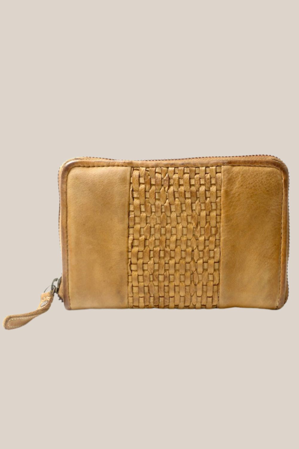 Rugged Hide Pearl Zip Wallet