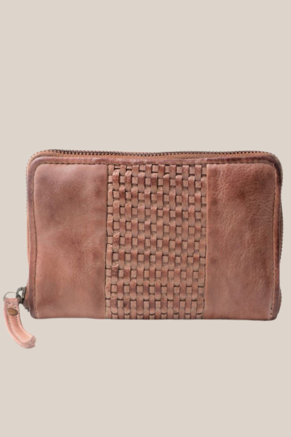Rugged Hide Pearl Zip Wallet