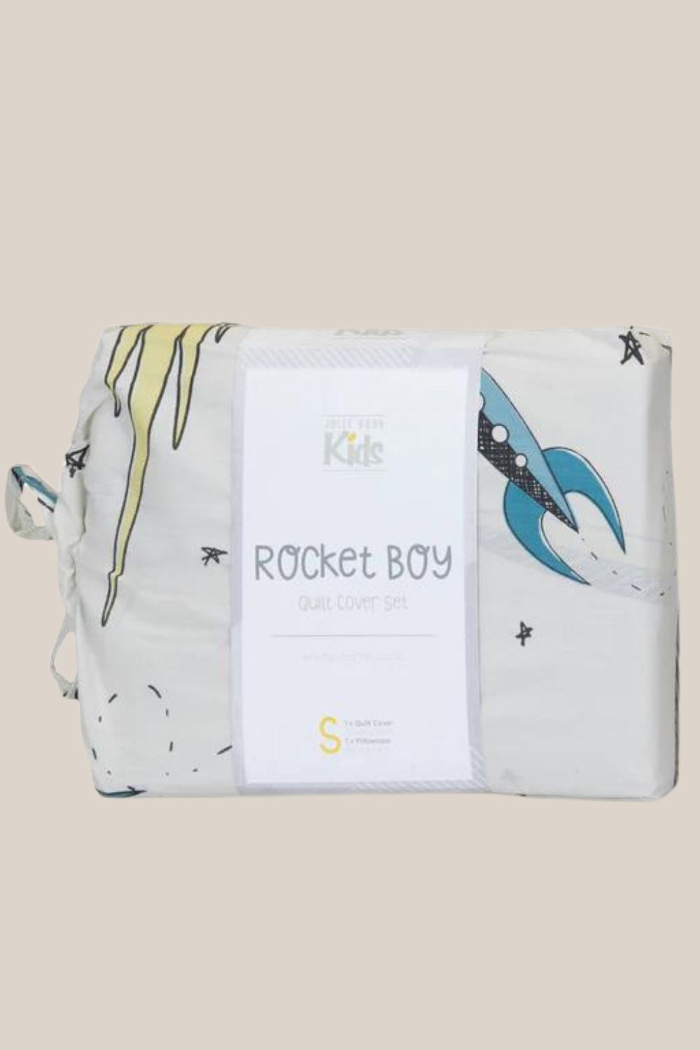 JBK Rocket Boy Quilt Cover Set - Single