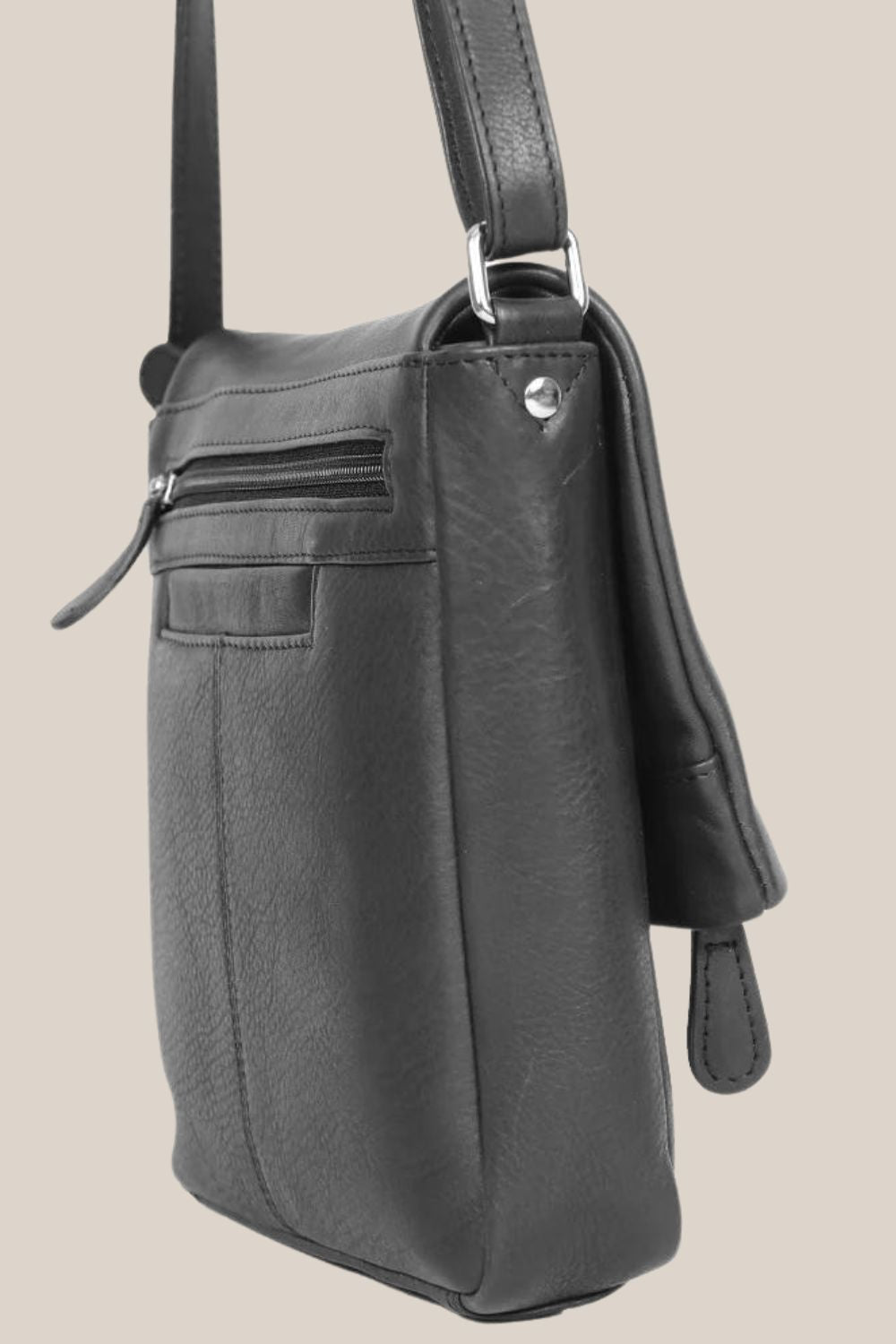 Houston Leather RFID Crossbody Bag