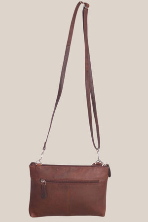 Cenzoni Leather Hairon Crossbody Bag