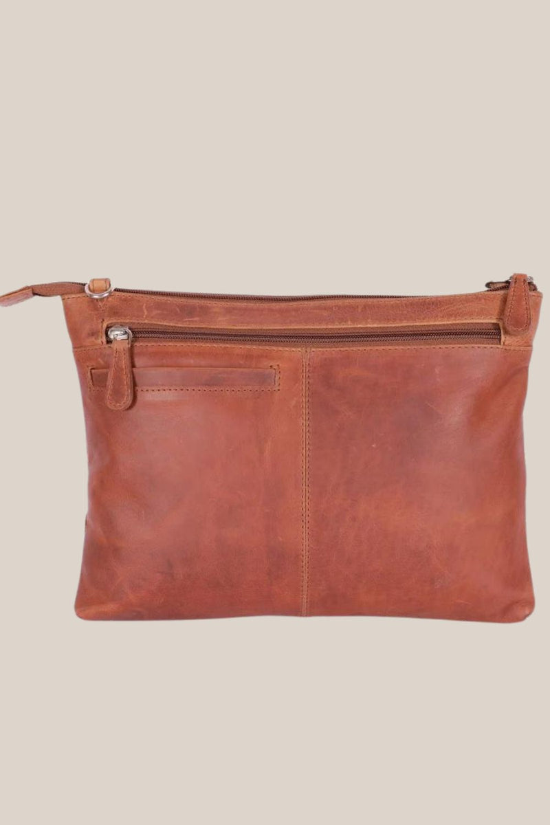 Cenzoni Leather Hairon Crossbody Bag
