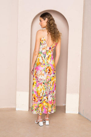 Kachel Rita Maxi Slip Dress